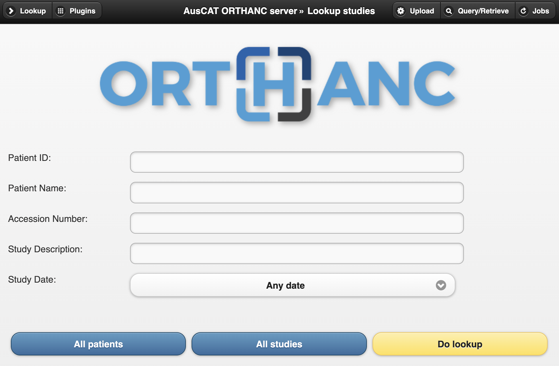 Orthanc - AusCAT documentation