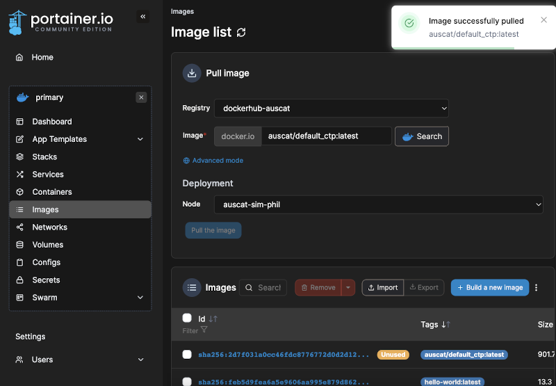 Pull Image